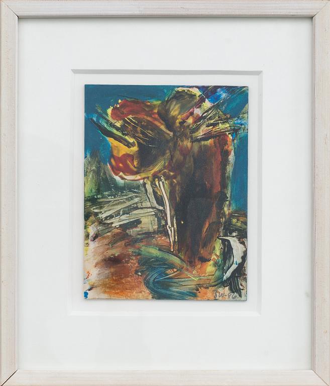 BJÖRN WESSMAN, acrylic on board, signed and dated -86.