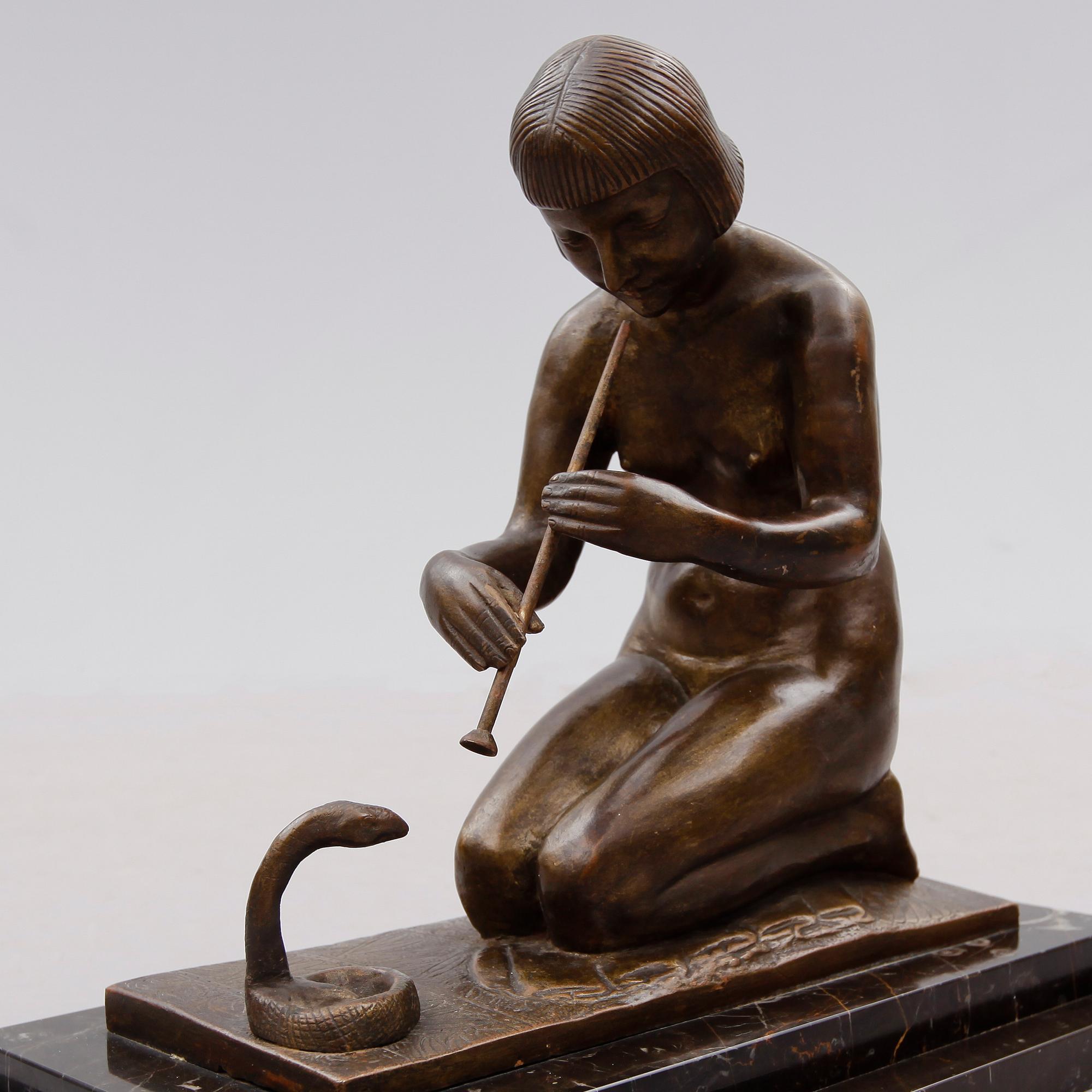 SKULPTUR, brons, 1900-talets första hälft.