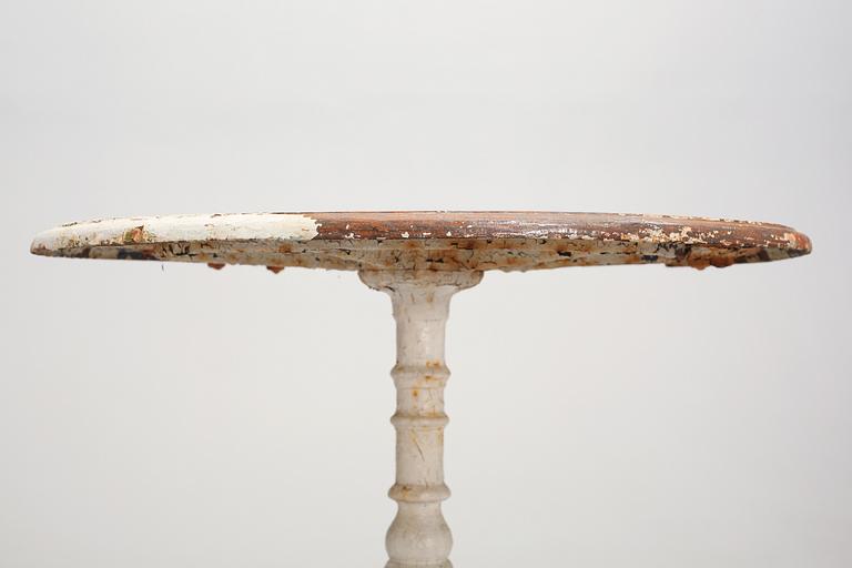 TRÄDGÅRDSGRUPP, 3 delar, delvis Grytgöl, 1900-tal.