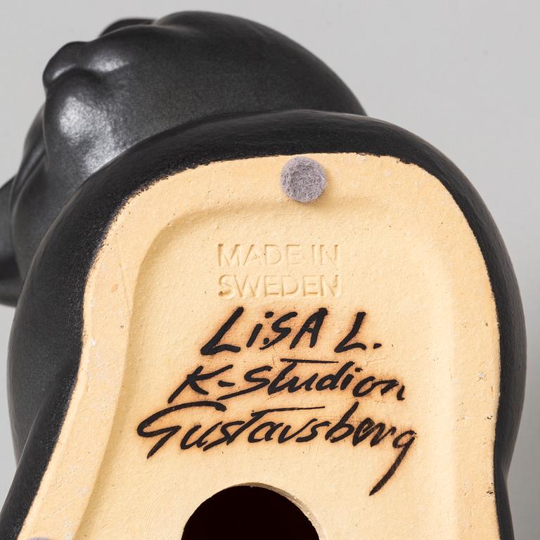 LISA LARSON, a 'Moses' cat stoneware figurine from K-studion, Gustavsberg.