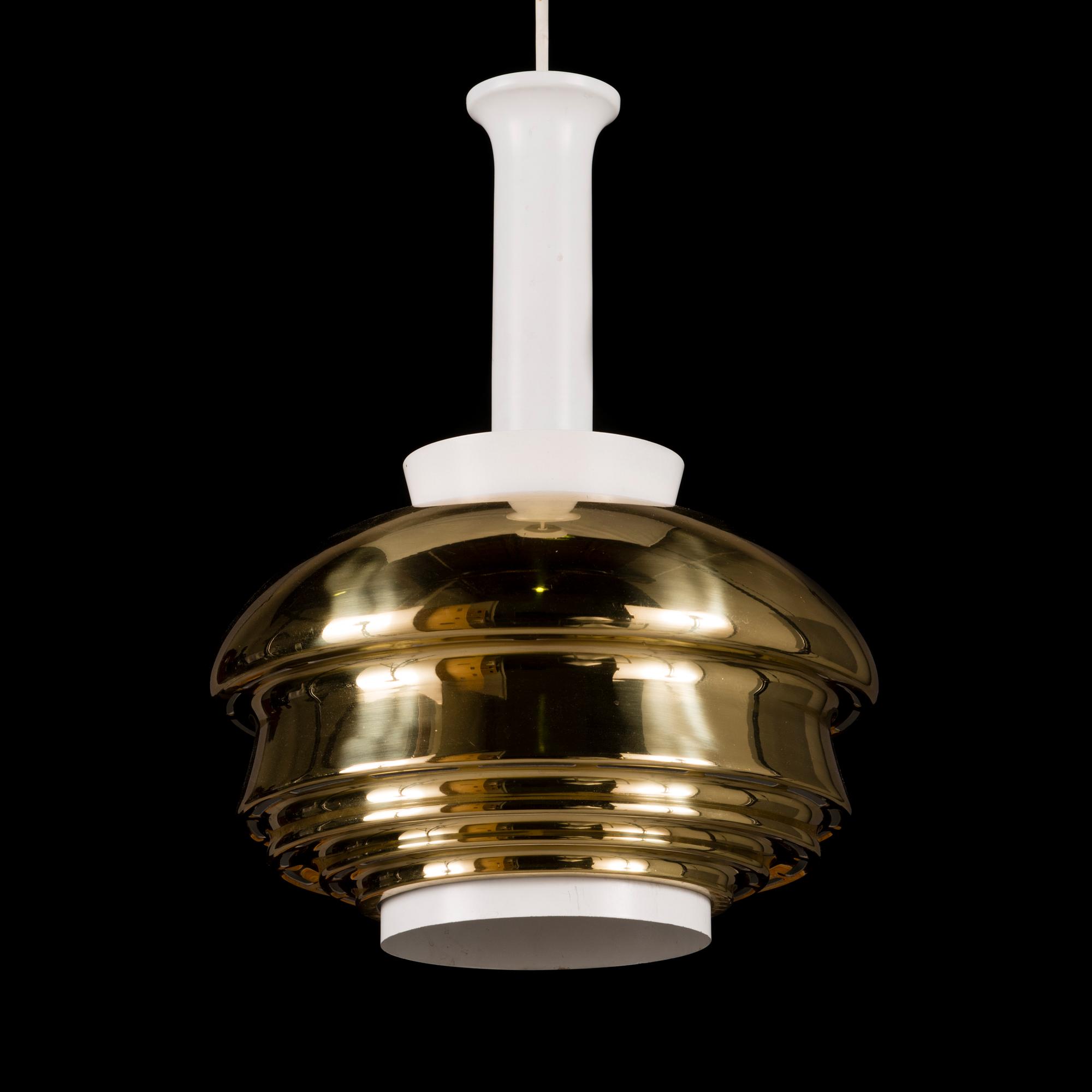 ALVAR AALTO, A pendant 'A335B' ceiling light for Valaistustyö, Finland.
