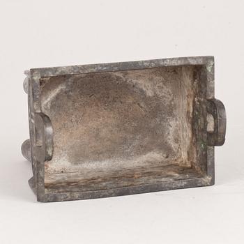RÖKELSEKAR, brons. Kina. 1800/1900-tal.