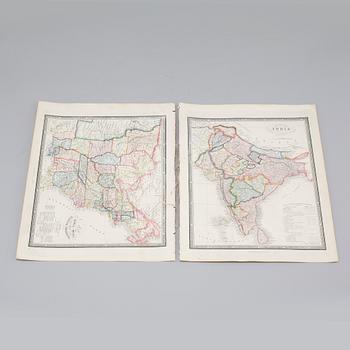 Eleven books and five maps from the 19th century.