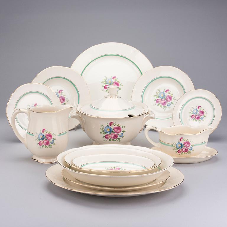 SERVIS, 33 delar, porslin, "Tellervo" Arabia, i produktion 1949-1958.