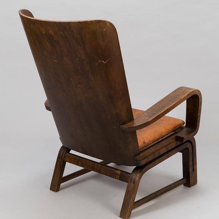 CARL-JOHAN BOMAN, An early 1930s 'Flexible chair' for N. Bomanin Höyrypuusepäntehdas, Turku.