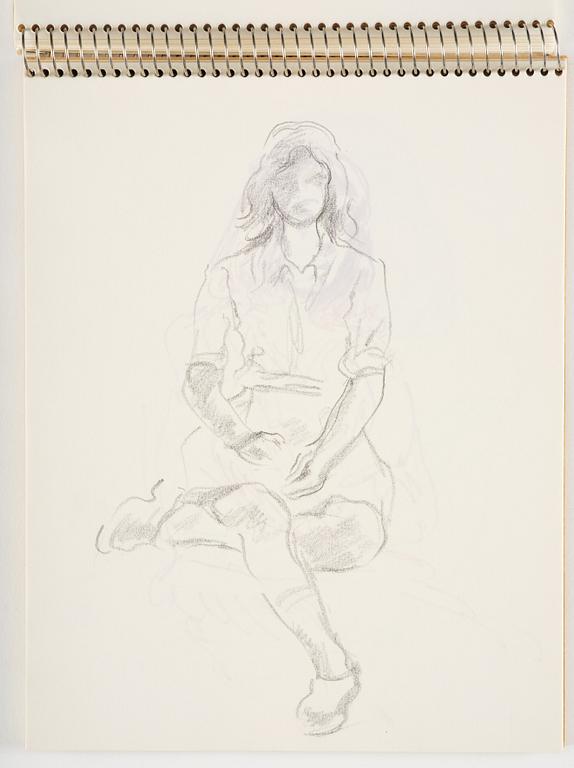 Lotte Laserstein, Sketchbook with approximately 42 drawings, of which 1 is signed.