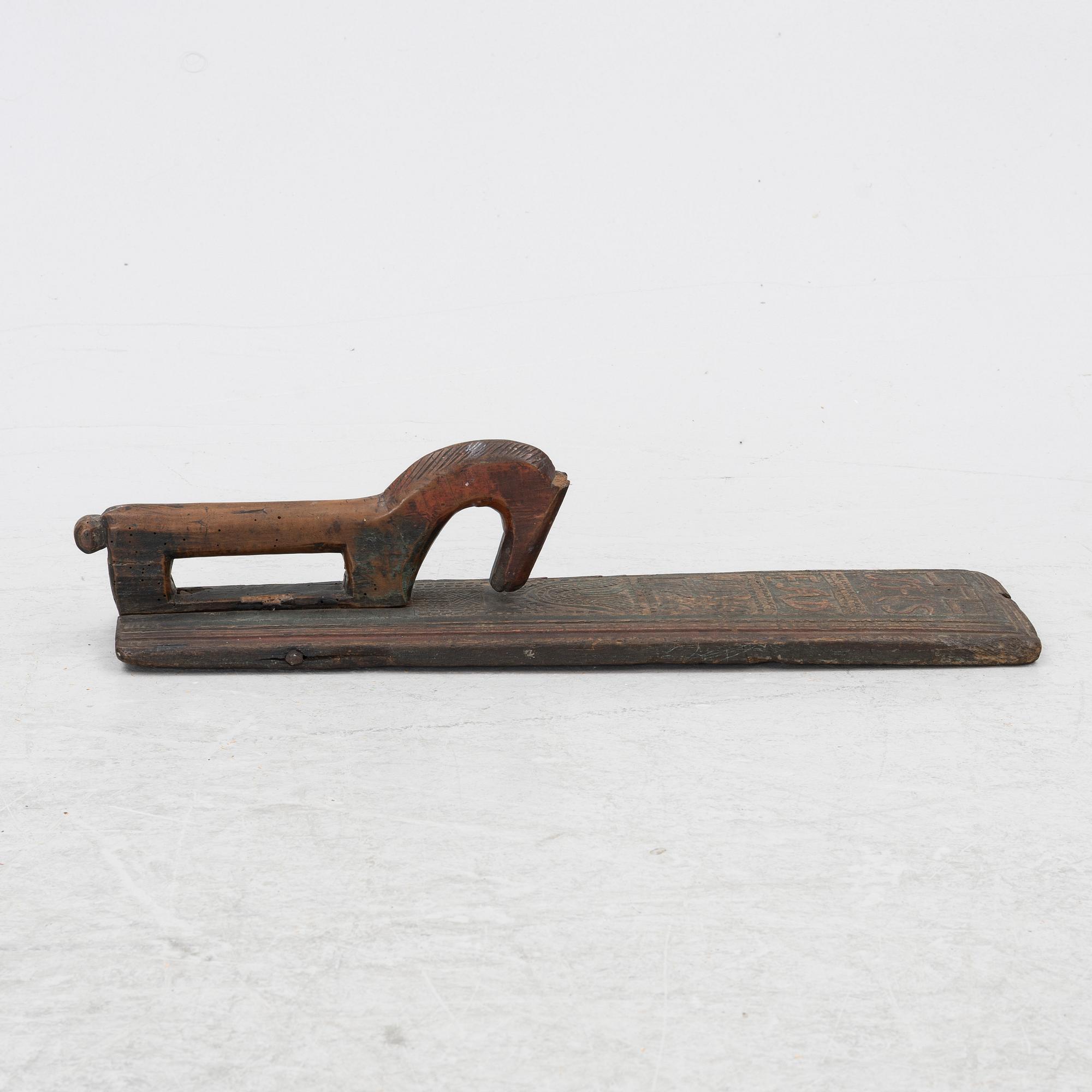 Mangeldon, southern Sweden, dated 1786.