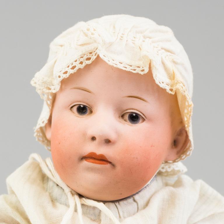 a German porcelain doll by Gebr. Heubach 1912.