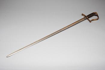 OFFICERSVÄRJA, Sverige 1800-tal, märkt G E Svalling, Eskilstuna.