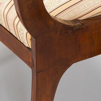 Nojatuolipari, Biedermeier, 1820-40-luku.