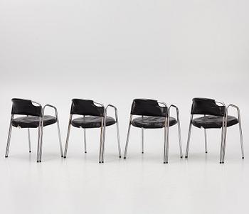 Karmstolar, 4 st, 1900-talets andra hälft.