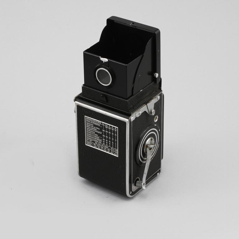 KAMERA, Rolleiflex, Franke & Heidecke, Braunschweig, 1900-talets mitt.