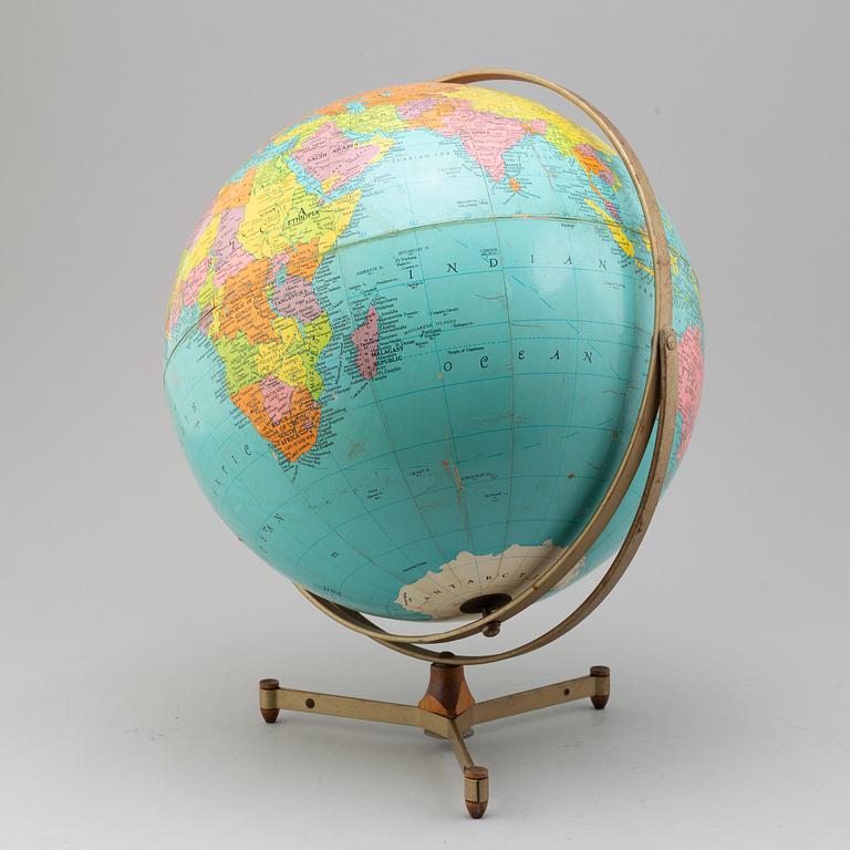 A "LEGEND" GLOBE, USA, first half of the 20th century.