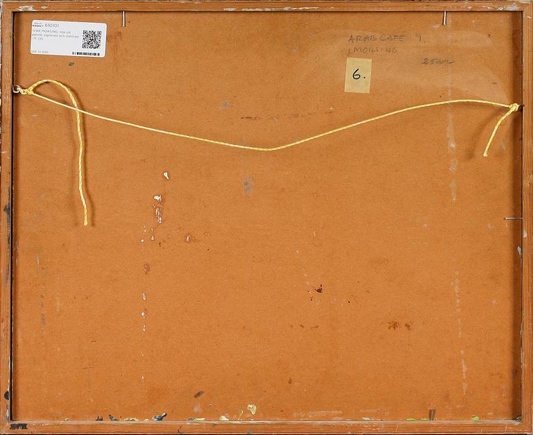 IVAR MORSING, olja på pannå, signerad och daterad -71.