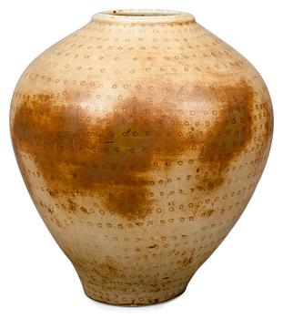 212. Toini Muona, A CERAMIC FLOOR VASE.