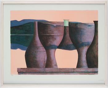 Philip von Schantz, lithographs in colour. Signed and dated -90. Numbered 20/90 état I.