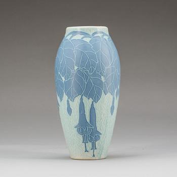 VAS, flintgods, "Sgraffito", Josef Ekberg, Gustavsberg, 1919.
