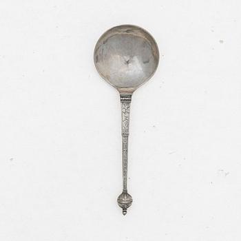 Spoon, silver, probably Scandinavia, 18th century.