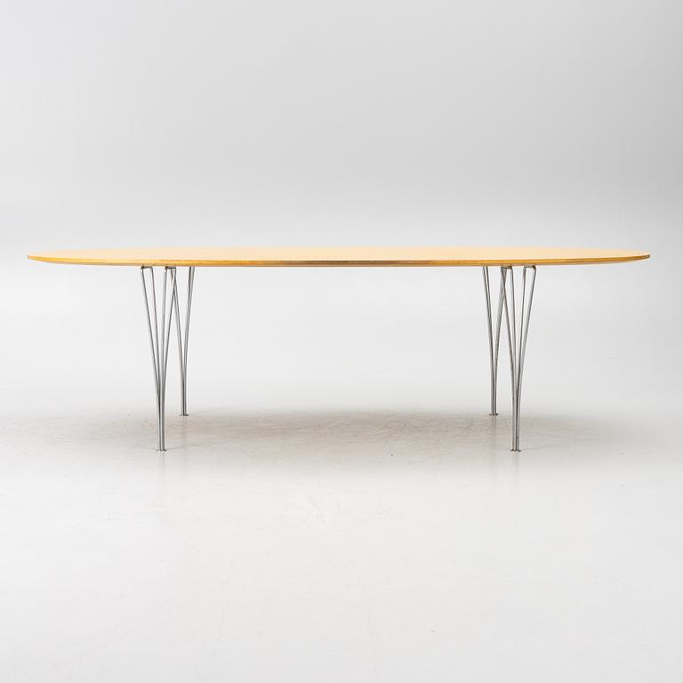 Bruno Mathsson & Piet Hein, dining table, "Superellipse", Mathsson International.