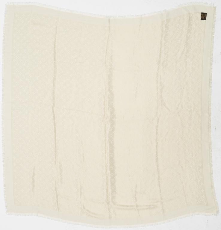 Louis Vuitton, a silk mix shawl.
