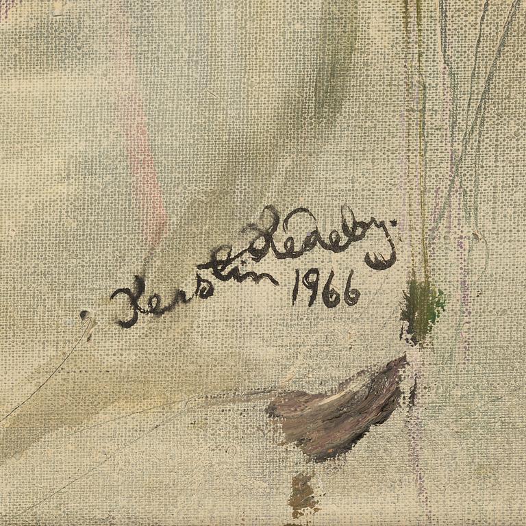 Kerstin Hedeby-Pawlo, oil on canvas, signed and dated 1966.