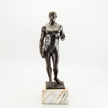 Karl Möbius, a signed bronze sculpture.