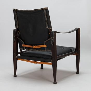 Kaare Klint, nojatuoli, "Safari Chair", Rud. Rasmussen, Tanska. Malli muotoiltu 1933.