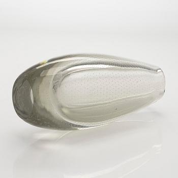 Gunnel Nyman, Glass vase, signed with an acid pen G. Nyman Notsjö 194...