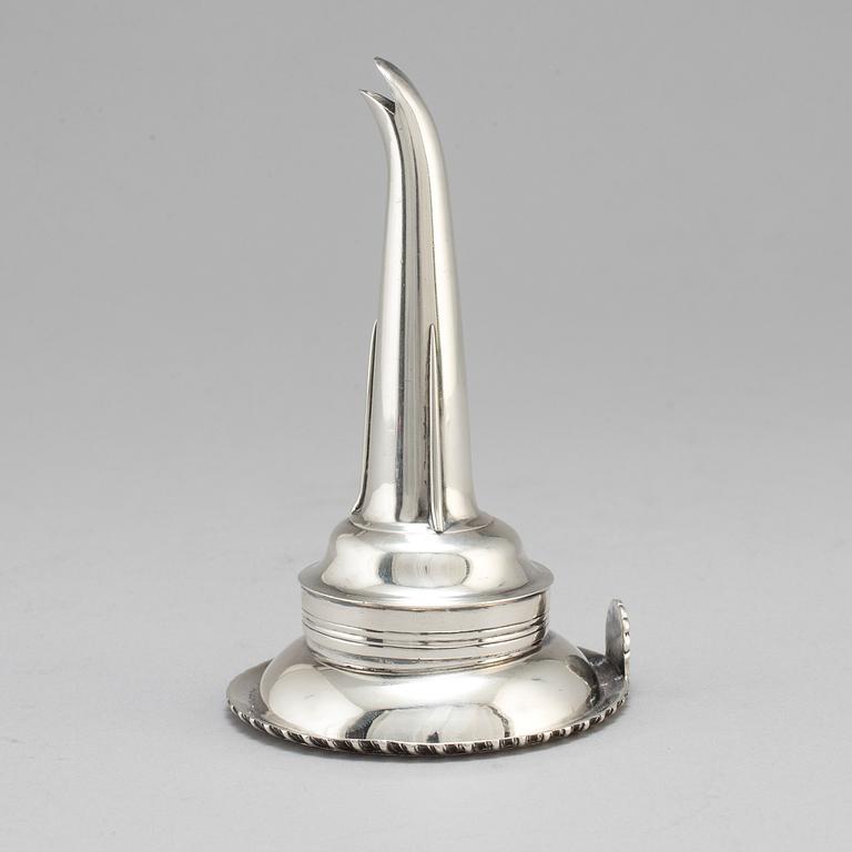G & D Reid, a silver strainer, Newcastle 1799.