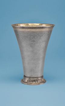 624. BÄGARE, silver Samuel Cavander Björneborg 1767. Vikt 533 g.