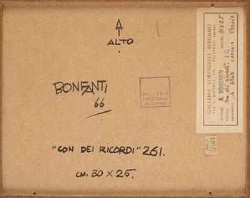 Arturo Bonfanti, "Con dei ricordi".