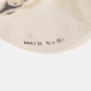 Cocktailglas, 12 st, silver, MGAB, Uppsala 1954-1963.