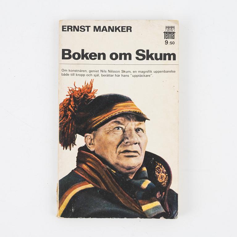 Nils Nilsson Skum, sculpture, painted wood & reindeer horn.