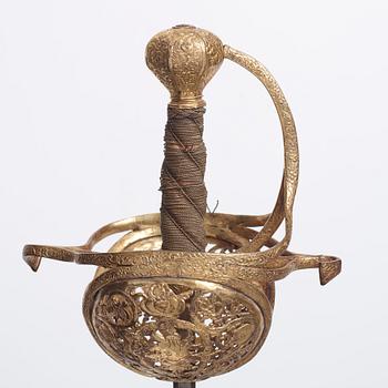 Basket-hilted Rapier, first half of the 17th Century.