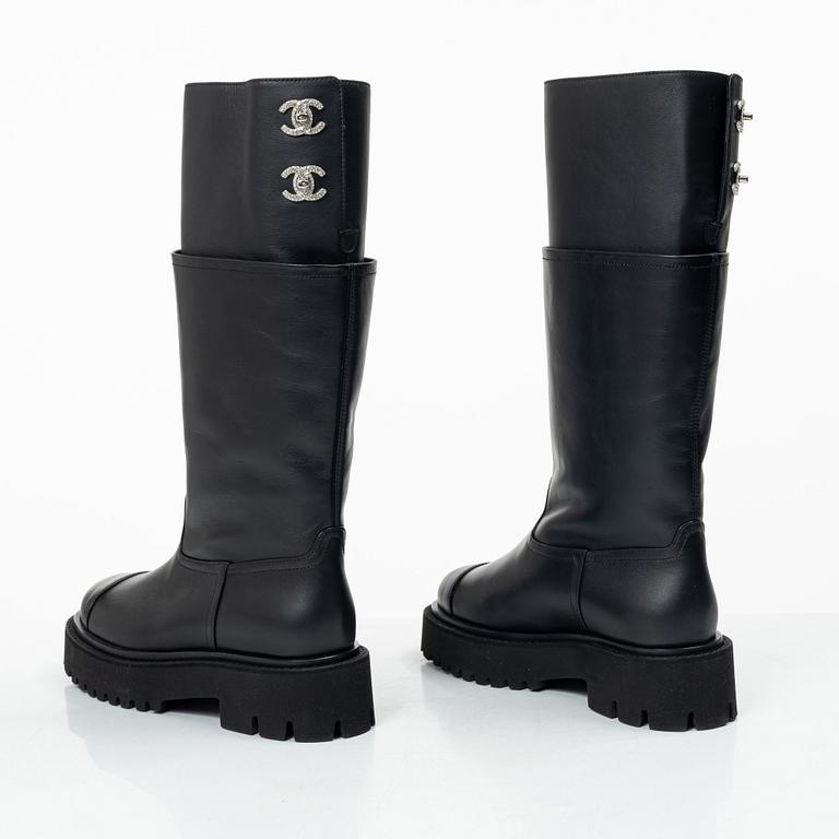 Chanel, Boots, storlek 36 1/2 C.