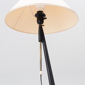 Golvlampa med bord, möjligen Lars Schiøler, Hoyrup Danmark 1960-tal.