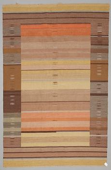 A FLAT WEAVE CARPET, for Aaltosen Mattokutomo Kiikka, Finland 1930s.