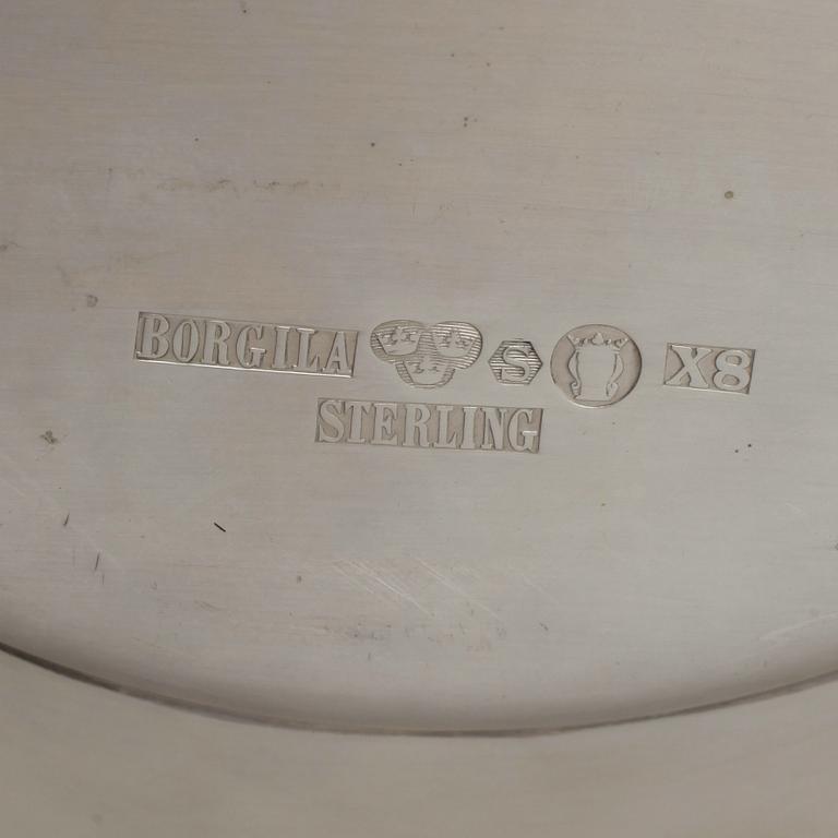 FAT, ett par, sterlingsilver, Borgila, Stockholm, 1943. Vikt ca 1019g.