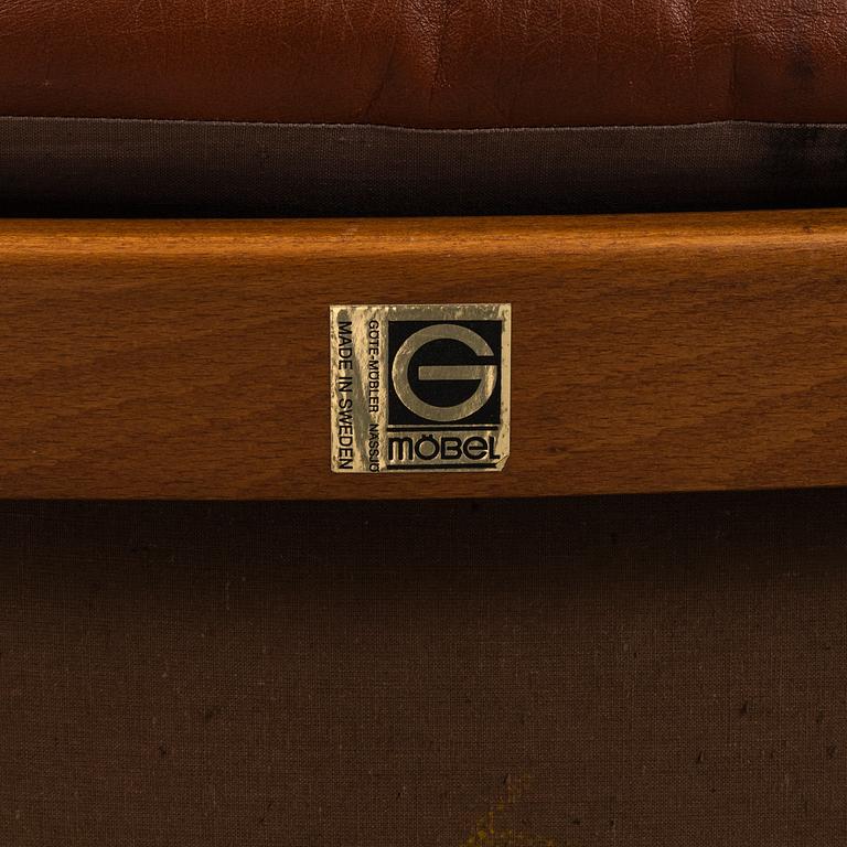 Fåtölj, Göte Möbler, Nässjö, 1970-tal.