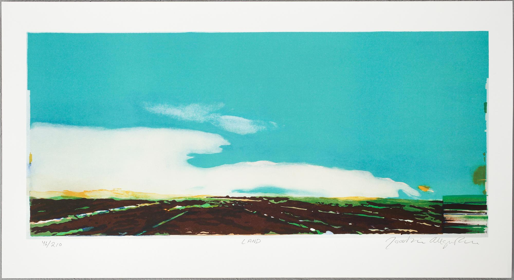 JOAKIM ALLGULANDER, färglitografi. Numrerad 46/210 och signerad.