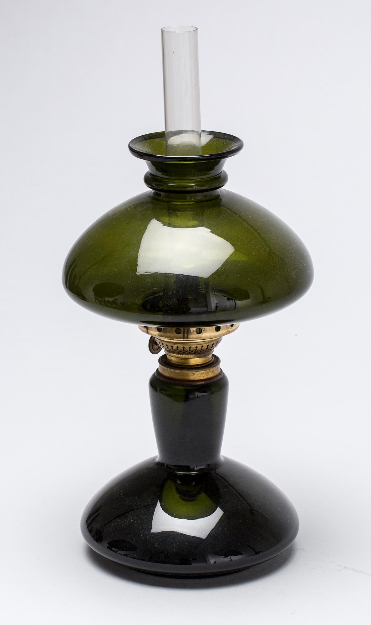 BORDSFOTOGENLAMPA, glas, Kosmos brenner, 1900-tal.