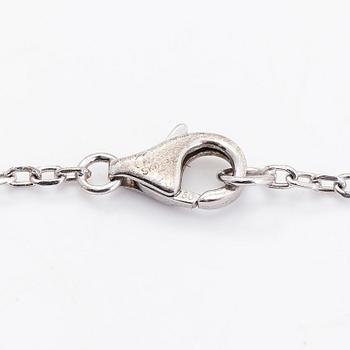 Cartier, an 18K white gold 'C Heart of Cartier' necklace with diamonds approx. 0.09 ct in total.