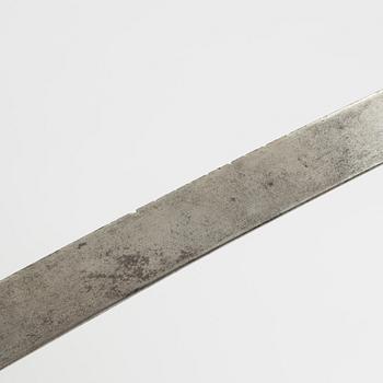 Two German sabres, 19th Century, one with scabbard.