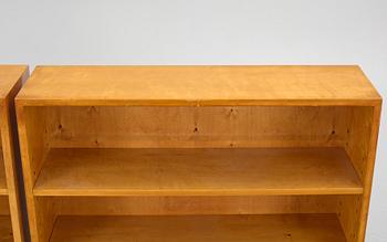 Bookcases, a pair, functionalist, 1930s.