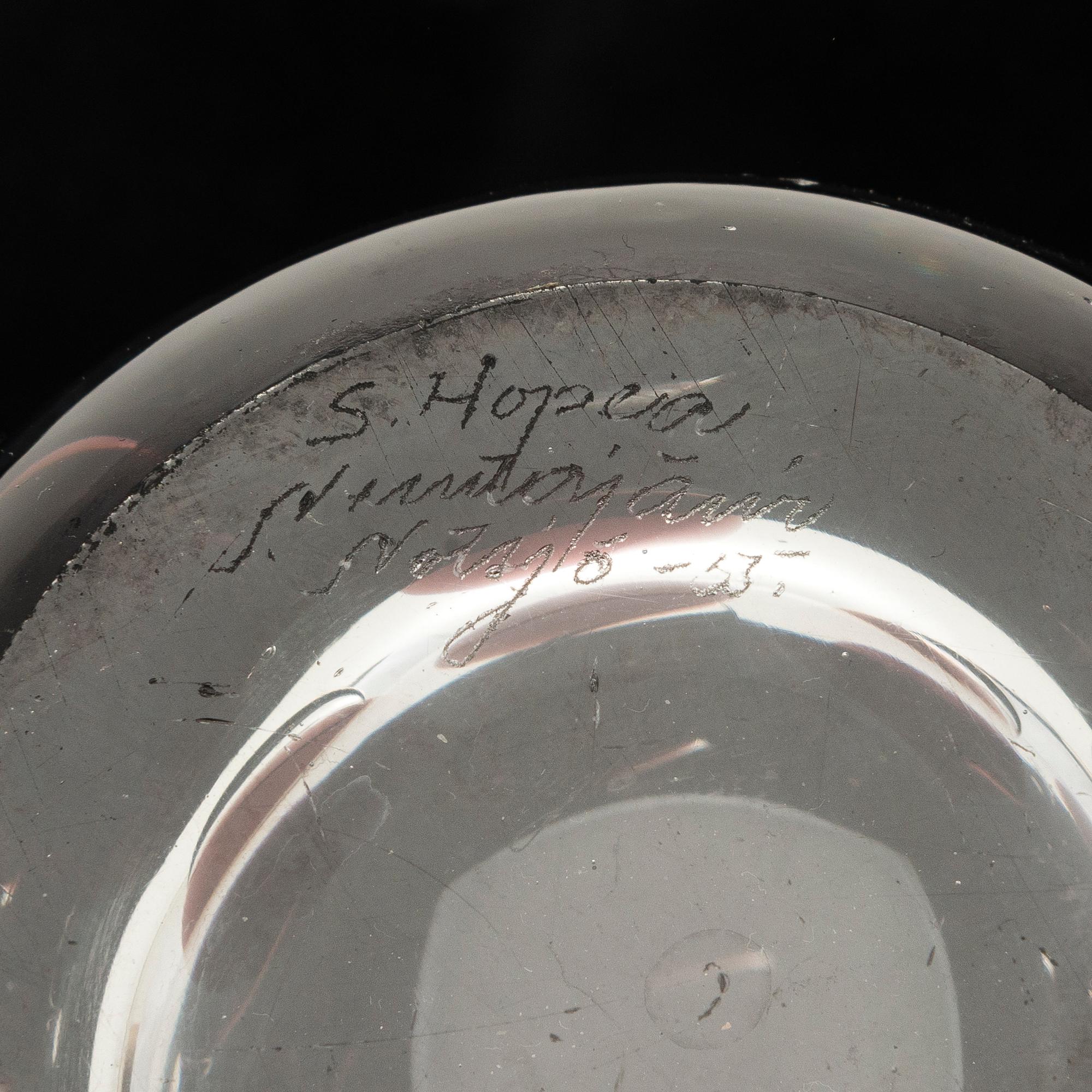 SAARA HOPEA, MALJAKKO, "Pantteri", signeerattu S. Hopea, Nuutajärvi Notsjö -55.