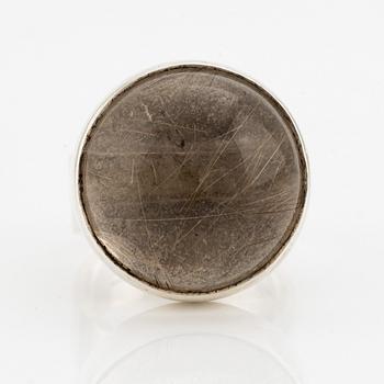 Cecilia Johansson, a silver and rutilated quartz ring, Gothenburg 1972.