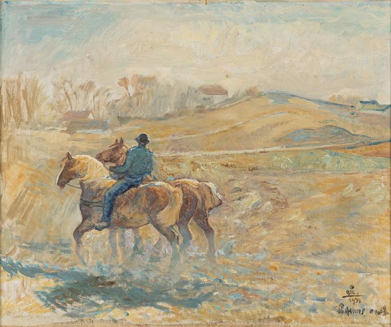 Acke Åslund, Rider with horses.
