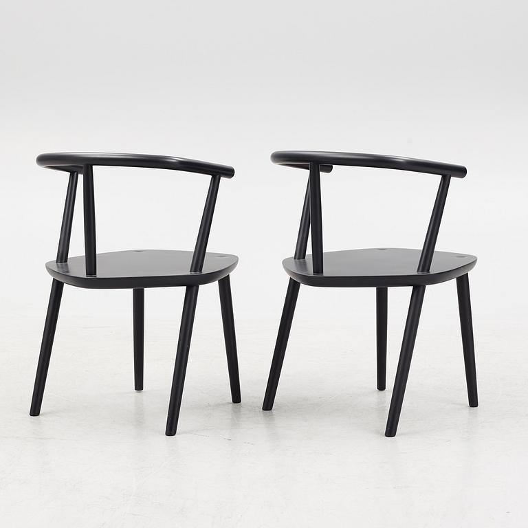 Claesson Koivisto Rune, a pair of 'Five chair', Meetee, Japan, 2013.