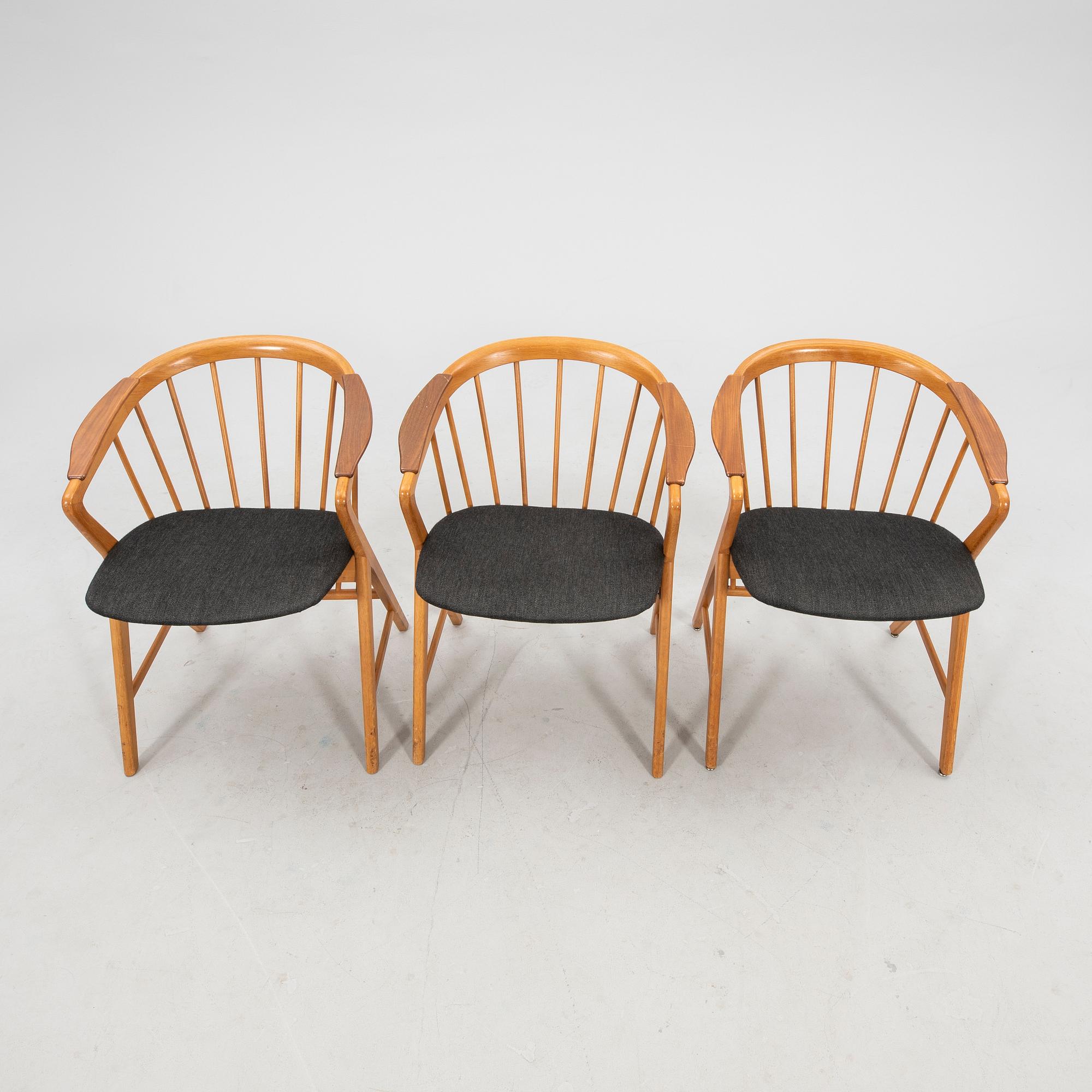 Bengt Ruda, stolar 3 st "Sierra" IKEA 1960/70-tal.