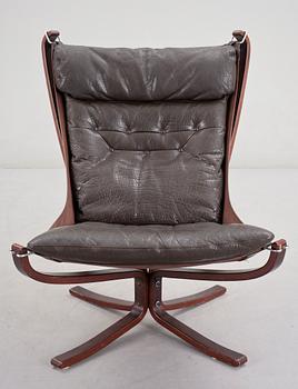 FÅTÖLJ, Sigurd Resell, för Vatne Lenestolfabrik, Norge, 1900-talets fjärde kvartal.